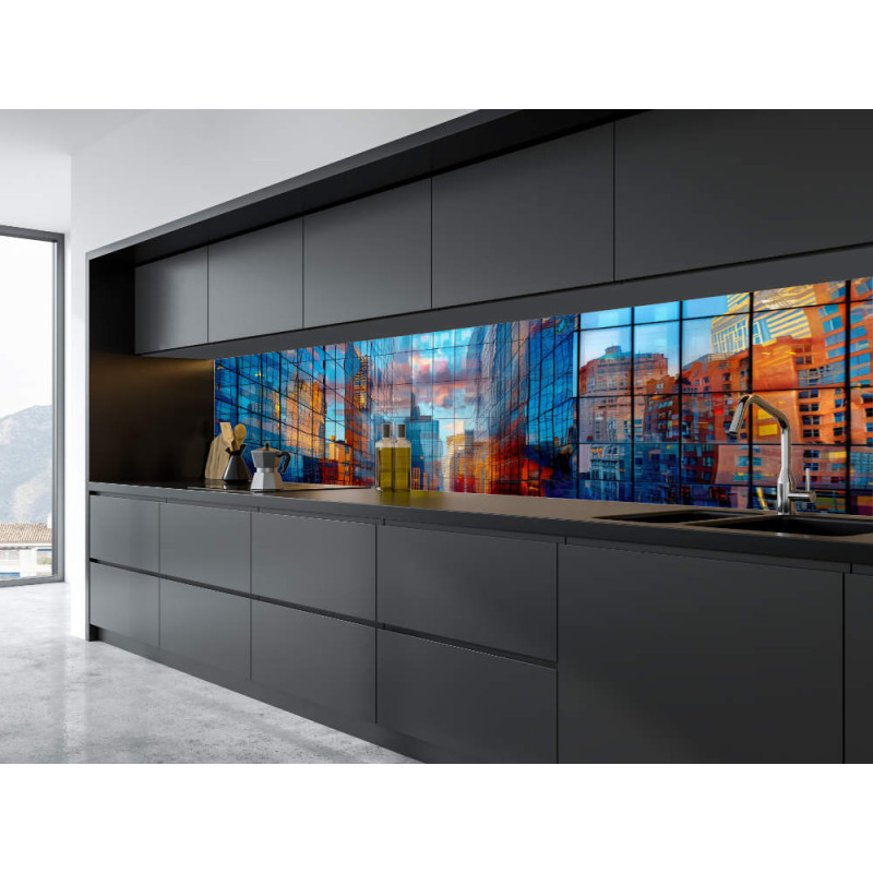 Panel Kuchenny - Wzór Architektura no. 4