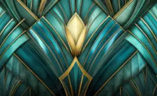 Panel kuchenny wzory Art Deco