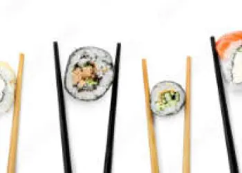 Panel kuchenny wzory Sushi 